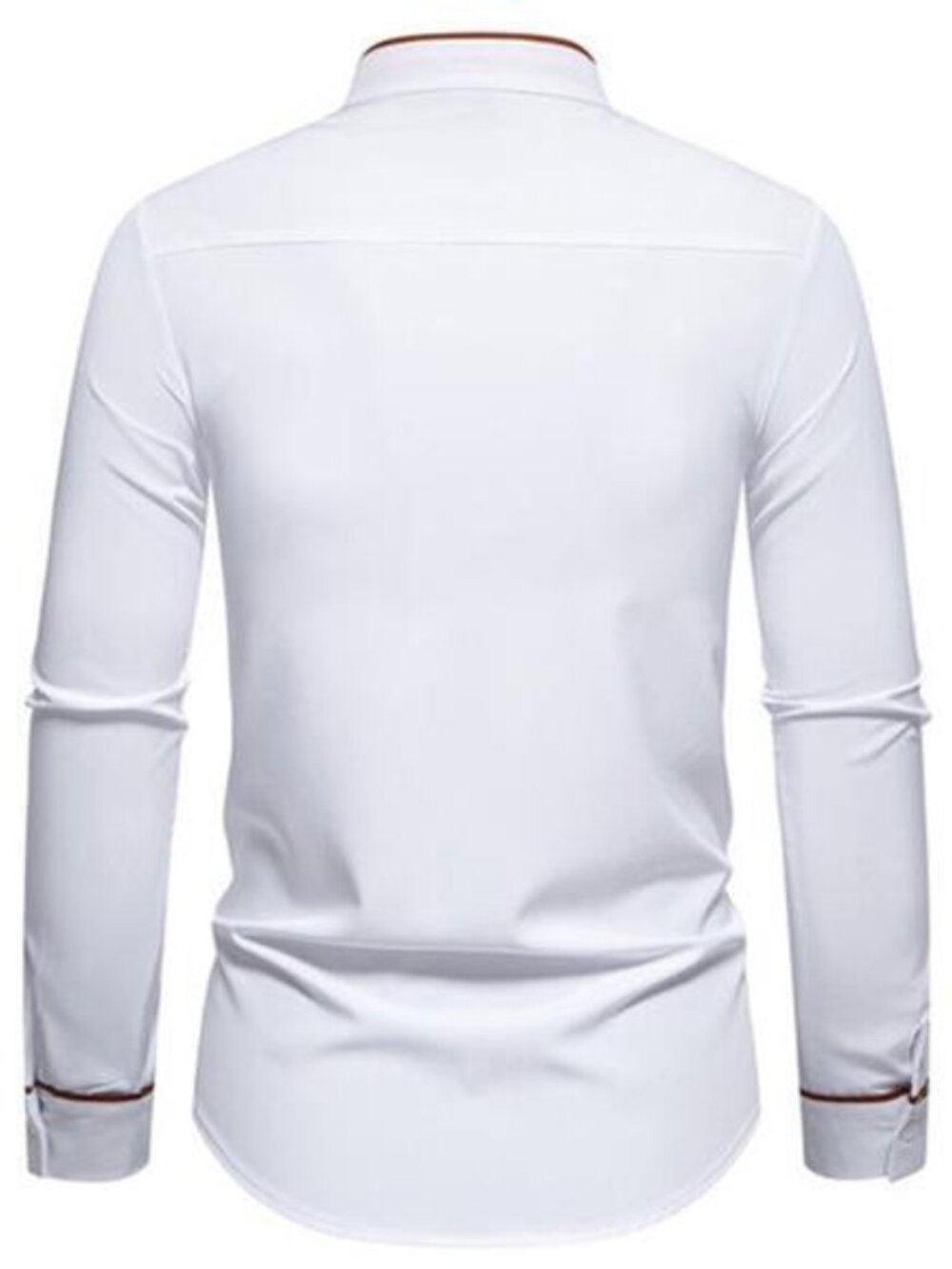 Men's Slim Fit Long Sleeve Shirt - Picture 3 of 11